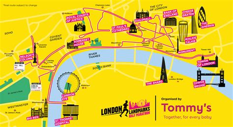 london half marathon 2024 map